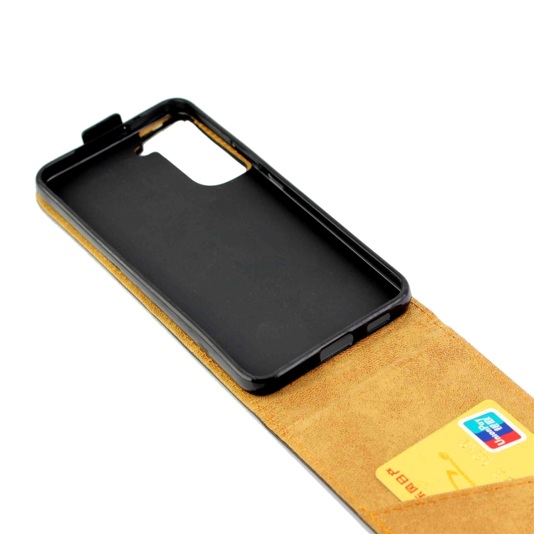 For Samsung Galaxy S22+ 5G Vertical Flip Leather Phone Case with Card Slot(Black) For Samsung Galaxy S22+ 5G Vertical Flip Leather Phone Case with Card Slot(Black)