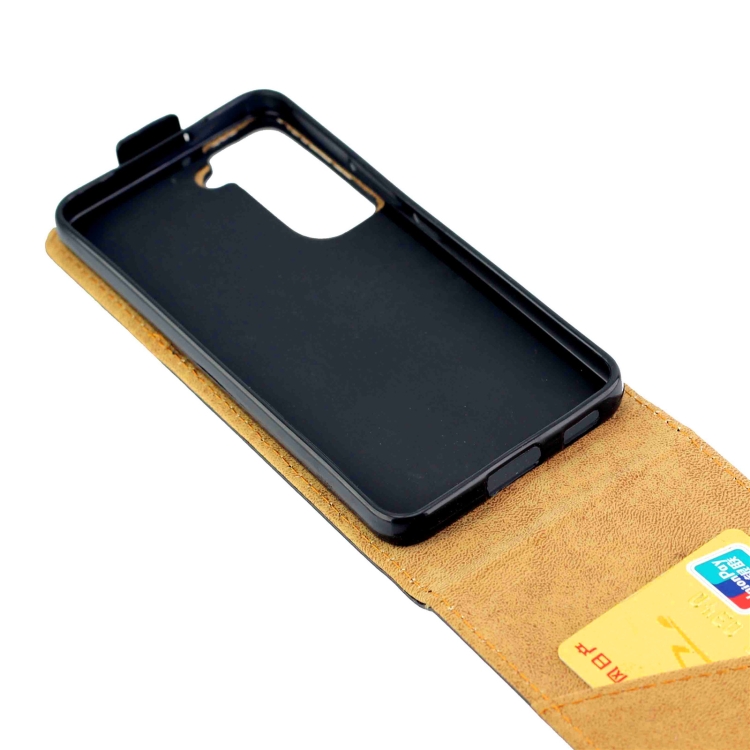 For Samsung Galaxy S22 5G Vertical Flip Leather Phone Case with Card Slot(Black) For Samsung Galaxy S22 5G Vertical Flip Leather Phone Case with Card Slot(Black)