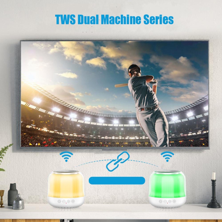 JY12 Full-screen RGB LED Breather Light Wireless Bluetooth Speaker(Black) JY12 Full-screen RGB LED Breather Light Wireless Bluetooth Speaker(Black)