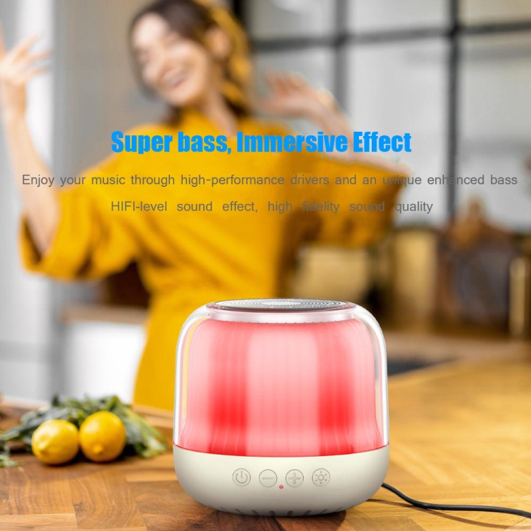 JY12 Full-screen RGB LED Breather Light Wireless Bluetooth Speaker(Black) JY12 Full-screen RGB LED Breather Light Wireless Bluetooth Speaker(Black)