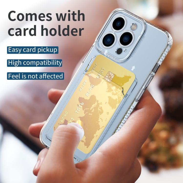 Clear Case Iphone 12 Pro Cases With Card Holder For IPhone 12 Pro
