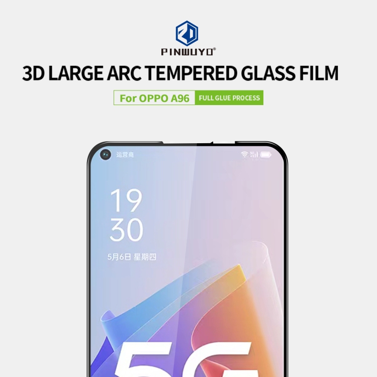 Oppo A96 Full Tempered Glass