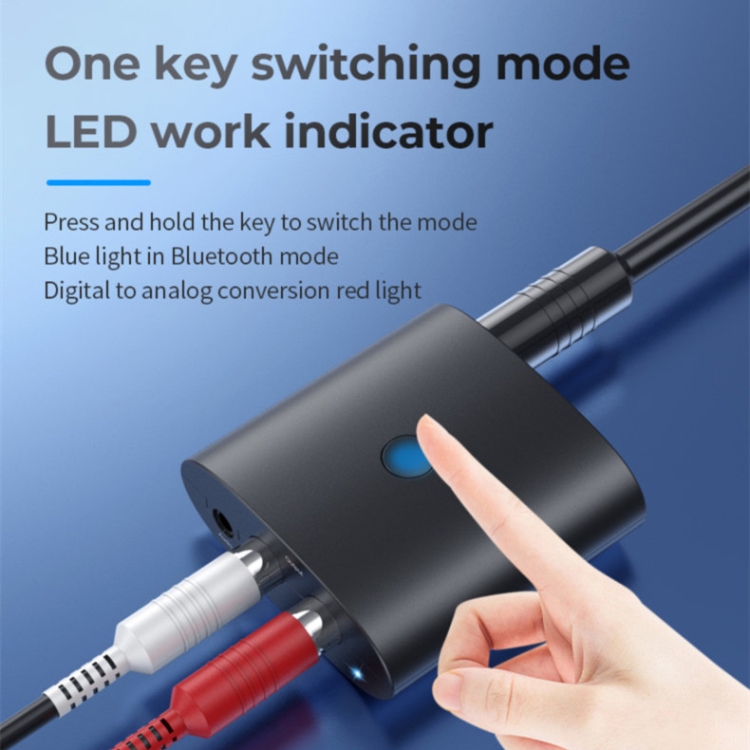 BT-B36 Bluetooth 5.1 Audio Receiver TV Fiber Coaxial Digital to Analog Converter BT-B36 Bluetooth 5.1 Audio Receiver TV Fiber Coaxial Digital to Analog Converter