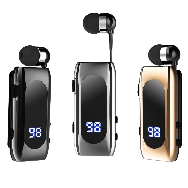 K55 Retractable Cable BT5.2 Smart In-ear Single Sports Earphone(Black) K55 Retractable Cable BT5.2 Smart In-ear Single Sports Earphone(Black)