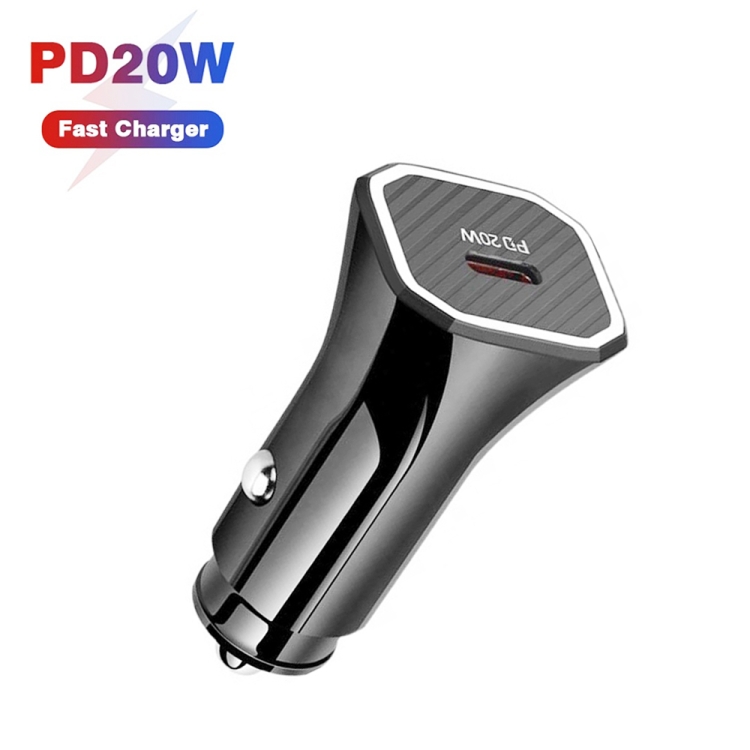TE-P2 PD20W USB-C / Type-C Car Charger with Type-C to Type-C Data Cable(Black) TE-P2 PD20W USB-C / Type-C Car Charger with Type-C to Type-C Data Cable(Black)