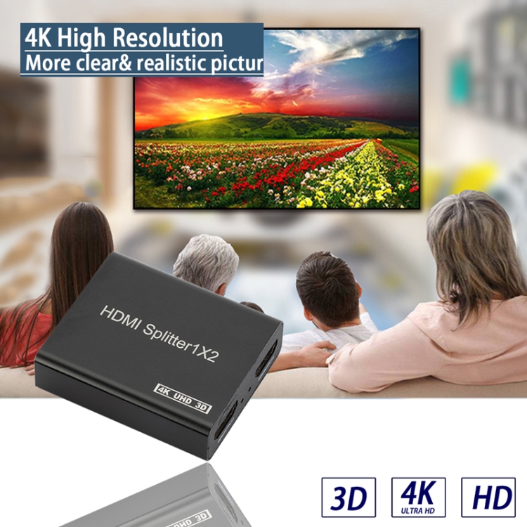Splitter 4K HDMI 1 en 2 out (4K @ 60Hz) para monitores duales - 3