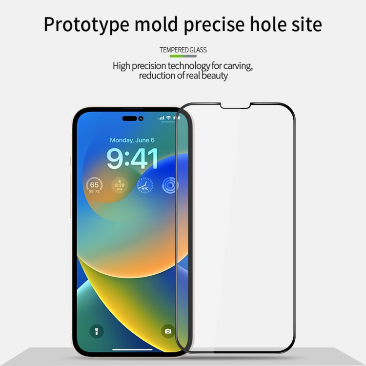 For iPhone 14 PINWUYO 9H 3D Curved Full Explosion-proof Tempered Glass Film For iPhone 14 PINWUYO 9H 3D Curved Full Explosion-proof Tempered Glass Film