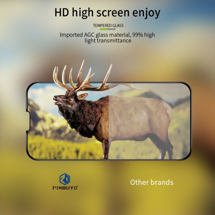 For iPhone 14 PINWUYO 9H 3D Curved Full Explosion-proof Tempered Glass Film For iPhone 14 PINWUYO 9H 3D Curved Full Explosion-proof Tempered Glass Film