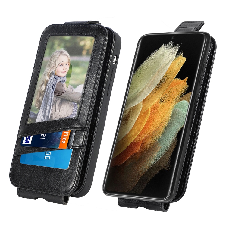 For Samsung Galaxy S21 Ultra Zipper Wallet Vertical Flip Leather Phone Case(Black) For Samsung Galaxy S21 Ultra Zipper Wallet Vertical Flip Leather Phone Case(Black)