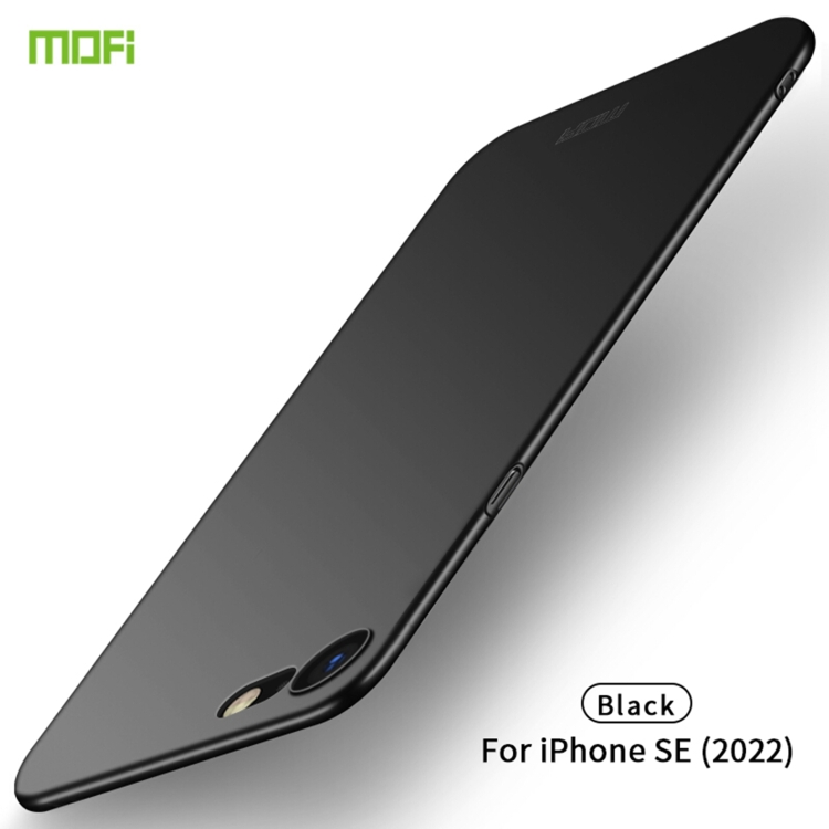 For iPhone SE 2022 / 2020 MOFI Frosted PC Ultra-thin Hard Case(Black) For iPhone SE 2022 / 2020 MOFI Frosted PC Ultra-thin Hard Case(Black)