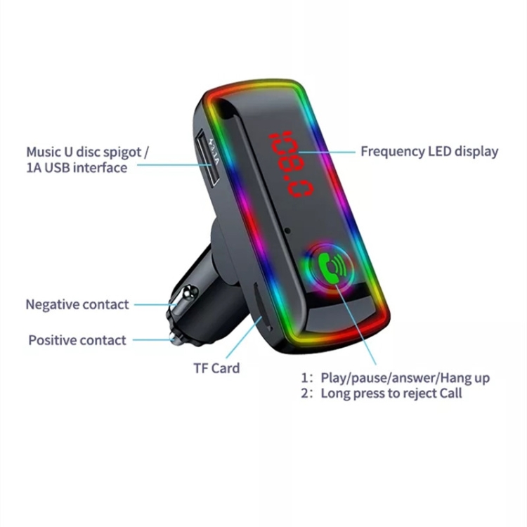 F11 USB-Ladegerät Auto-Player Bluetooth FM-Transmitter Auto-MP3-Player