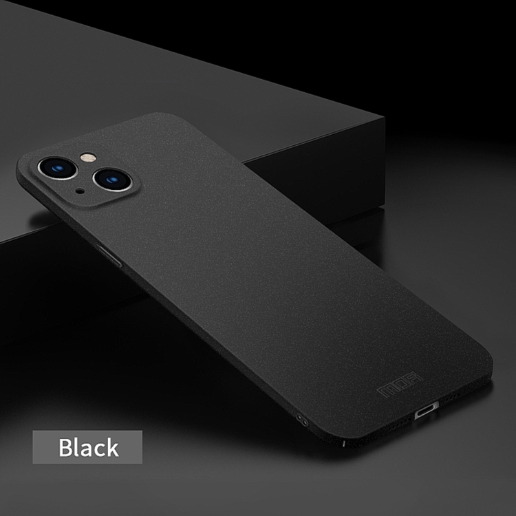 For iPhone 14 Plus MOFI Fandun Series Frosted PC Ultra-thin Phone Case(Black) For iPhone 14 Plus MOFI Fandun Series Frosted PC Ultra-thin Phone Case(Black)