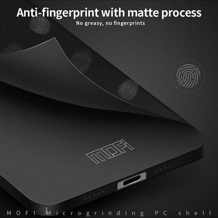 For iPhone 14 Plus MOFI Fandun Series Frosted PC Ultra-thin Phone Case(Black) For iPhone 14 Plus MOFI Fandun Series Frosted PC Ultra-thin Phone Case(Black)