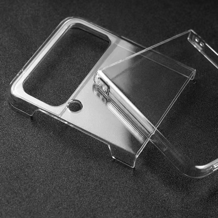 For Samsung Galaxy Z Flip4 5G JSM Shockproof PC Phone Case(Transparent) For Samsung Galaxy Z Flip4 5G JSM Shockproof PC Phone Case(Transparent)