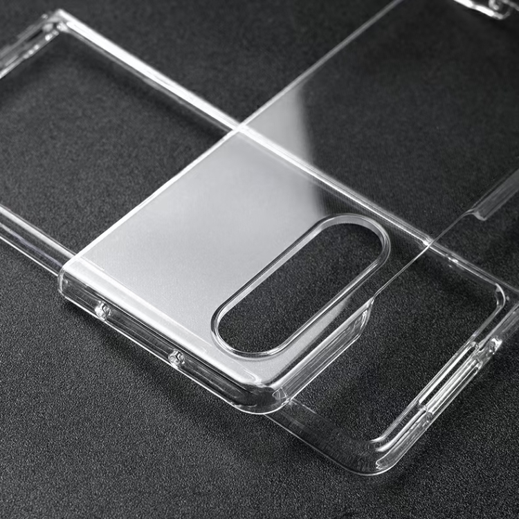 For Samsung Galaxy Z Fold4 5G JSM Shockproof PC Phone Case(Transparent) For Samsung Galaxy Z Fold4 5G JSM Shockproof PC Phone Case(Transparent)