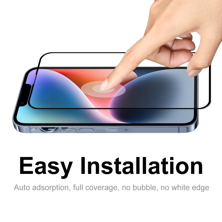 For iPhone 14 ENKAY Full Glue 0.26mm 9H 2.5D Tempered Glass Full Film For iPhone 14 ENKAY Full Glue 0.26mm 9H 2.5D Tempered Glass Full Film