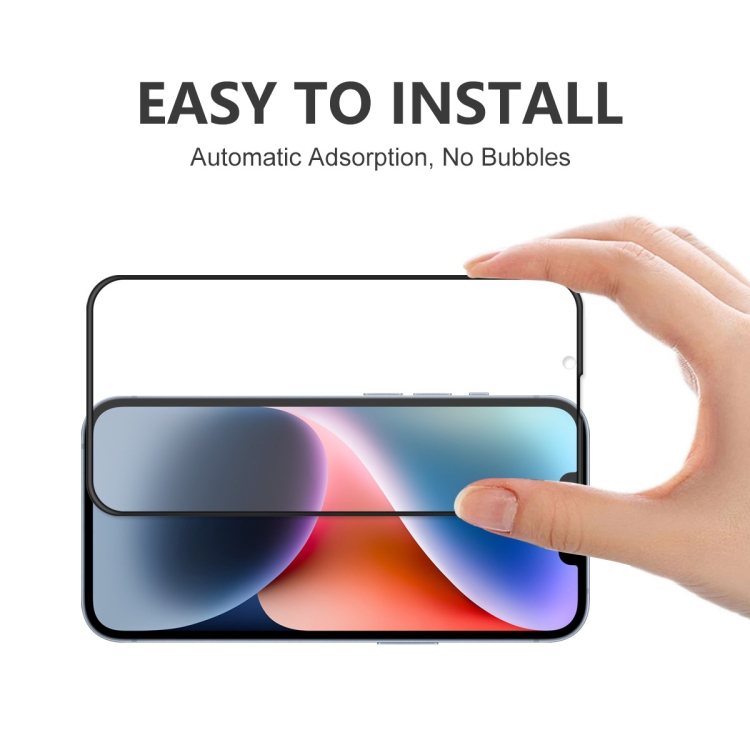 For iPhone 14 Plus 5pcs ENKAY Full Glue Tempered Glass Anti-fall Full Film For iPhone 14 Plus 5pcs ENKAY Full Glue Tempered Glass Anti-fall Full Film