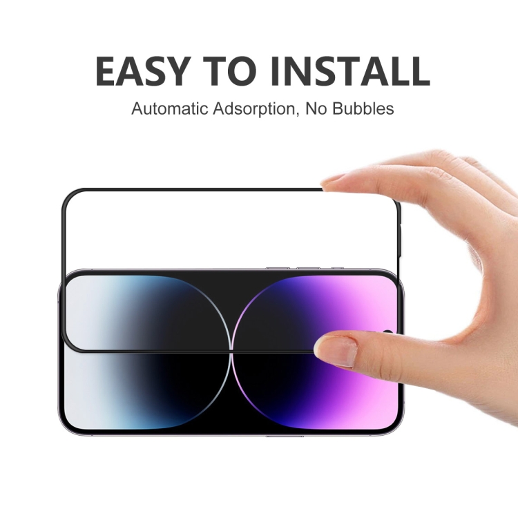 For iPhone 14 Pro 2pcs ENKAY Full Glue Tempered Glass Anti-fall Full Film For iPhone 14 Pro 2pcs ENKAY Full Glue Tempered Glass Anti-fall Full Film