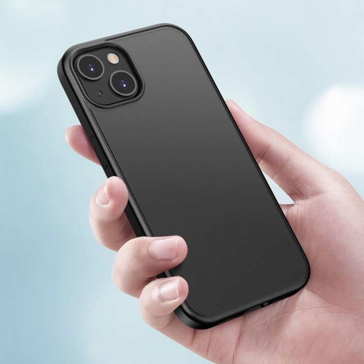 For iPhone 14 Skin Feel Frosted Color Button Phone Case (White) For iPhone 14 Skin Feel Frosted Color Button Phone Case (White)