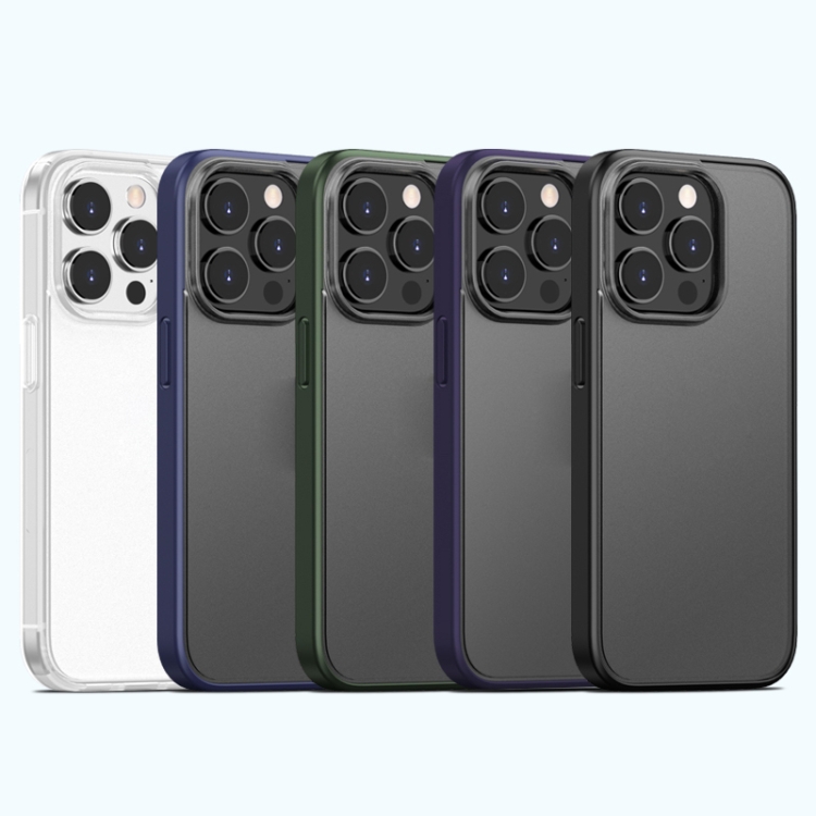 For iPhone 14 Skin Feel Frosted Color Button Phone Case (White) For iPhone 14 Skin Feel Frosted Color Button Phone Case (White)