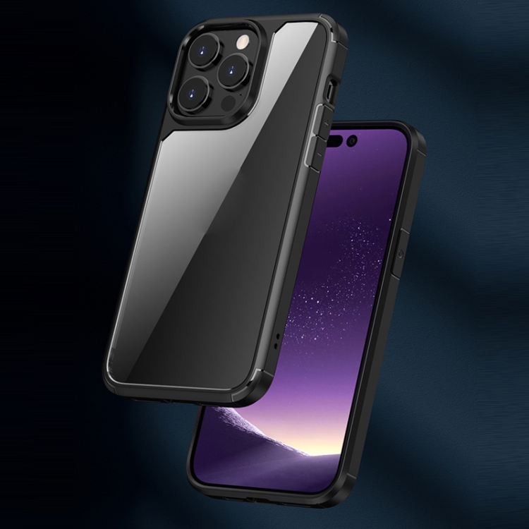 For iPhone 14 TPU + PC Phone Case (Black) For iPhone 14 TPU + PC Phone Case (Black)