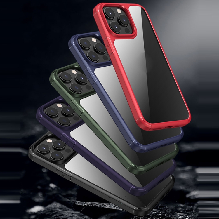 For iPhone 14 Pro TPU + PC Phone Case(Black) For iPhone 14 Pro TPU + PC Phone Case(Black)