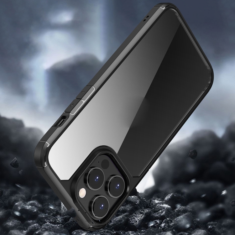 For iPhone 14 Pro TPU + PC Phone Case(Black) For iPhone 14 Pro TPU + PC Phone Case(Black)