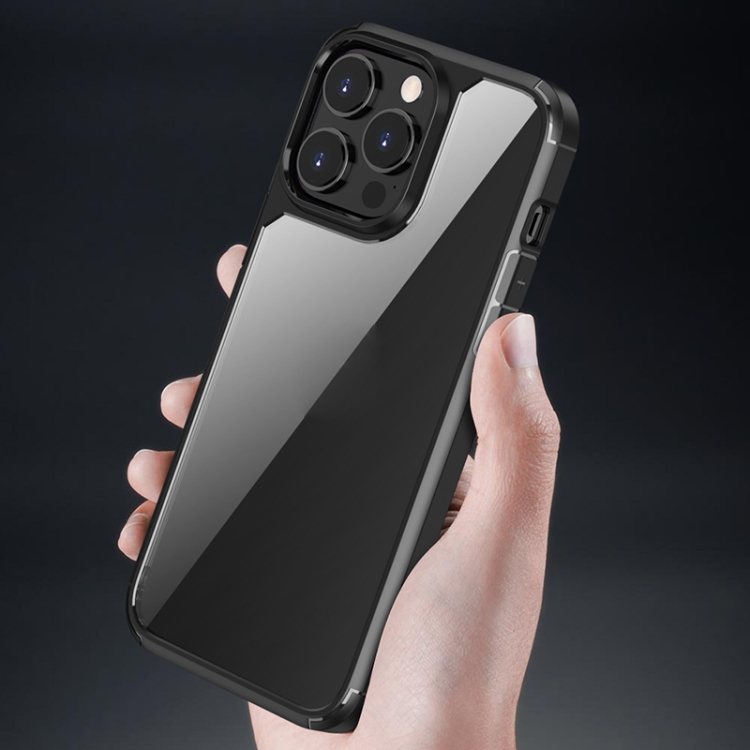 For iPhone 14 Pro TPU + PC Phone Case(Black) For iPhone 14 Pro TPU + PC Phone Case(Black)
