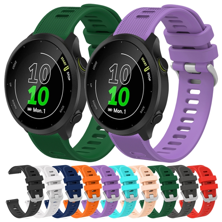 Pour Garmin Forerunner 645 Bracelet de montre en sergé de silicone