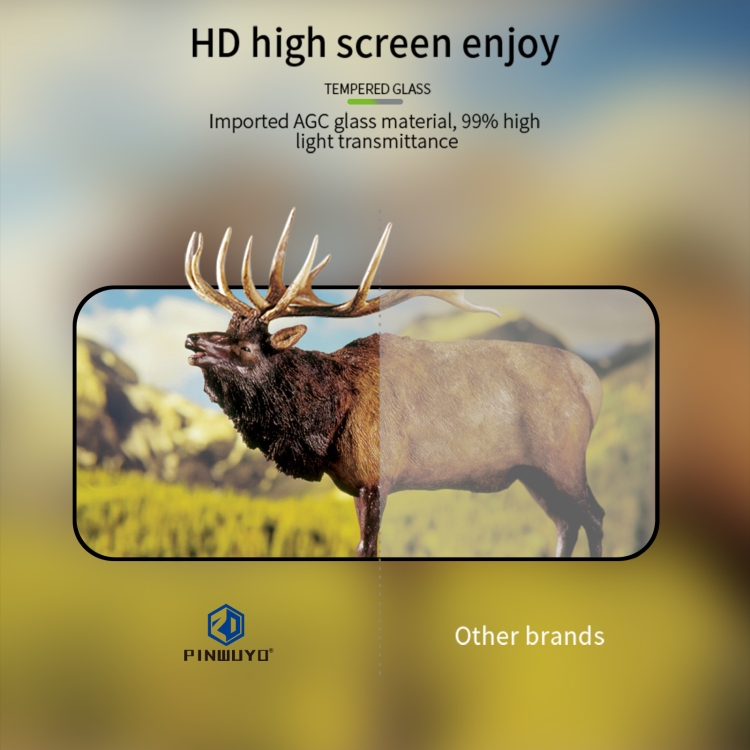 For iPhone 14 Pro PINWUYO 9H 2.5D Full Screen Tempered Glass Film(Black) For iPhone 14 Pro PINWUYO 9H 2.5D Full Screen Tempered Glass Film(Black)