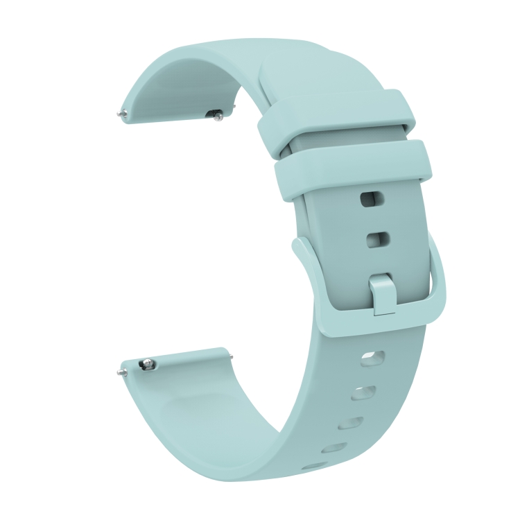 Pour Garmin Vivoactive 3 Bracelet de montre en silicone souple couleur unie  20 mm (vert pin)