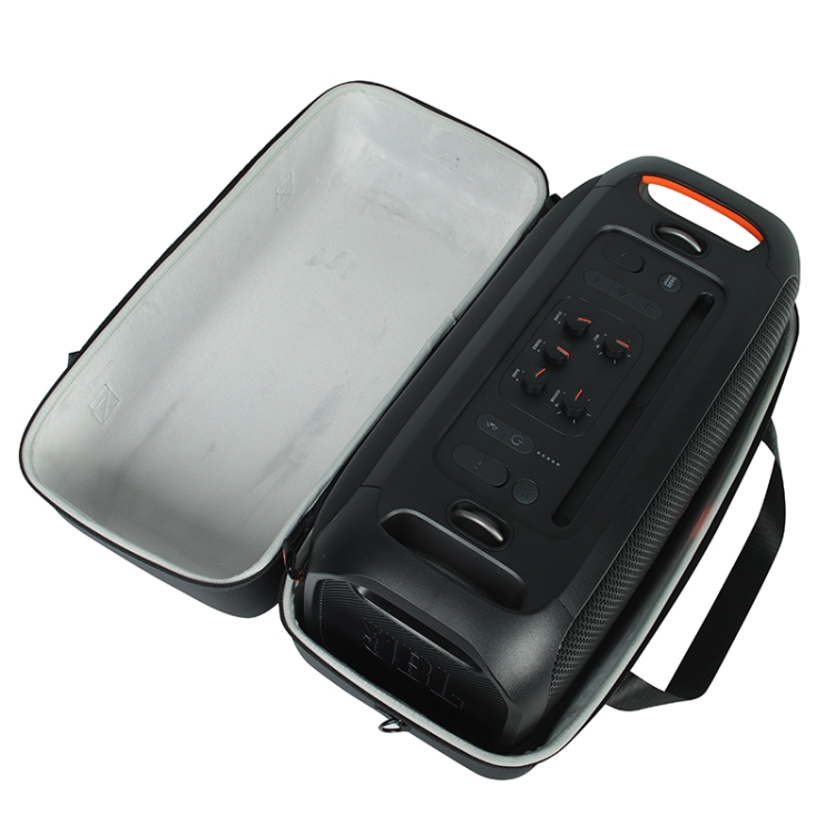 For JBL Partybox on-the-GO Bluetooth Speaker Carry Bag Storage Box Case(Black + Grey) For JBL Partybox on-the-GO Bluetooth Speaker Carry Bag Storage Box Case(Black + Grey)