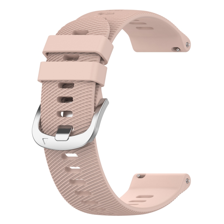 Per Amazfit GTS 2 Mini cinturino in silicone liscio tinta unita da 20 mm  (rosa)