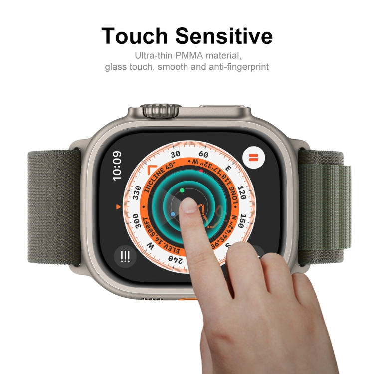 1 PCS ENKAY 3D Soft PC Edge PMMA Screen Film For Apple Watch Ultra / Ultra 2 / Ultra 3 49mm 1 PCS ENKAY 3D Soft PC Edge PMMA Screen Film For Apple Watch Ultra / Ultra 2 / Ultra 3 49mm