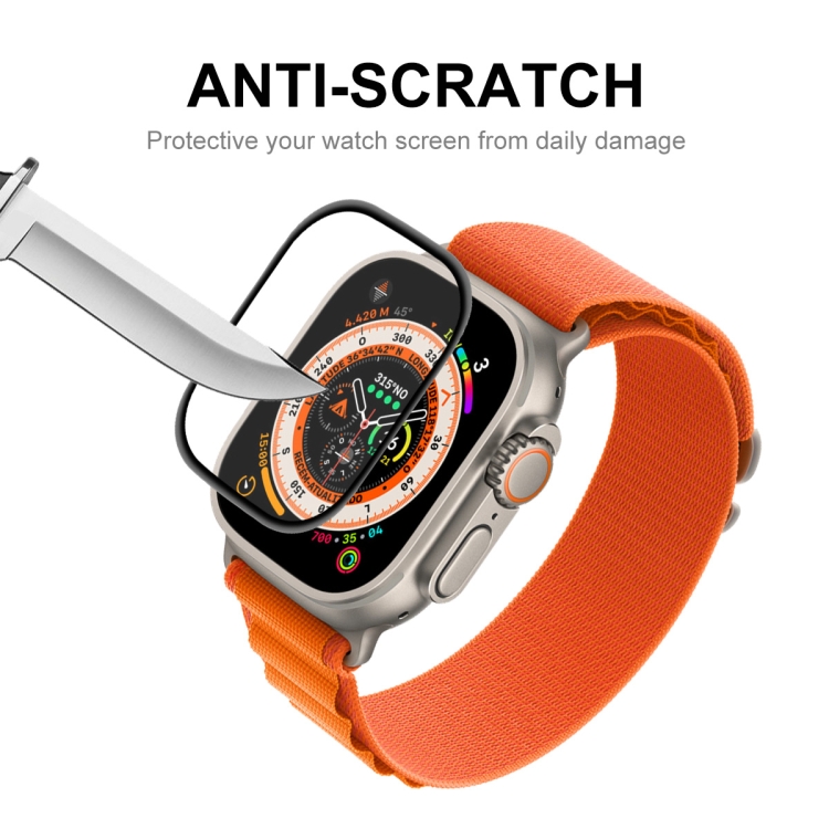1 PCS ENKAY 3D Soft PC Edge PMMA Screen Film For Apple Watch Ultra / Ultra 2 / Ultra 3 49mm 1 PCS ENKAY 3D Soft PC Edge PMMA Screen Film For Apple Watch Ultra / Ultra 2 / Ultra 3 49mm