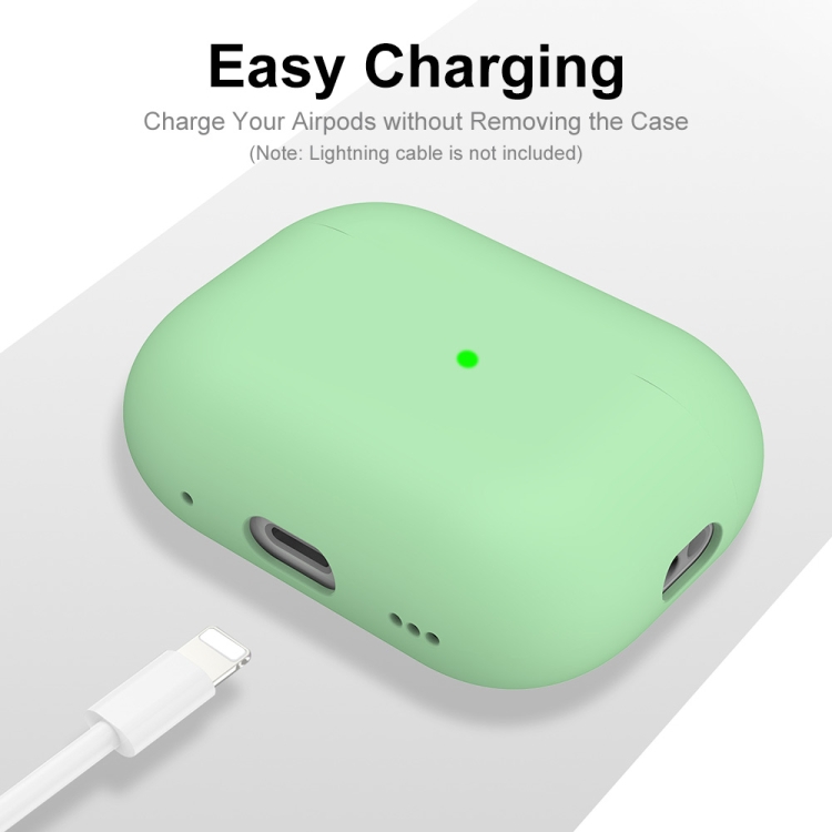 For Apple AirPods Pro 2 2022 ENKAY Ultra-thin Silicone Case(Mint Green) For Apple AirPods Pro 2 2022 ENKAY Ultra-thin Silicone Case(Mint Green)