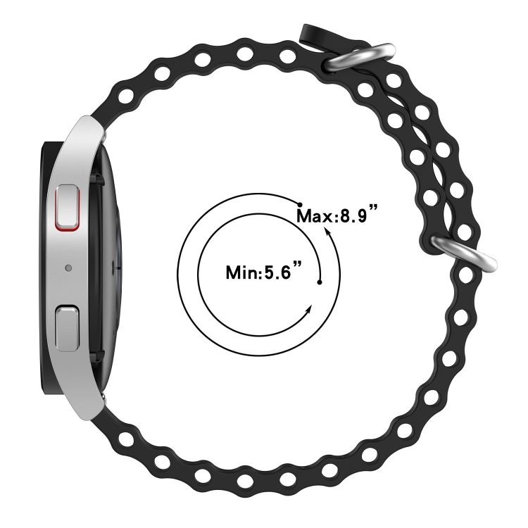 Per Amazfit GTS 2 mini cinturino in silicone tinta unita da 20 mm (grigio)