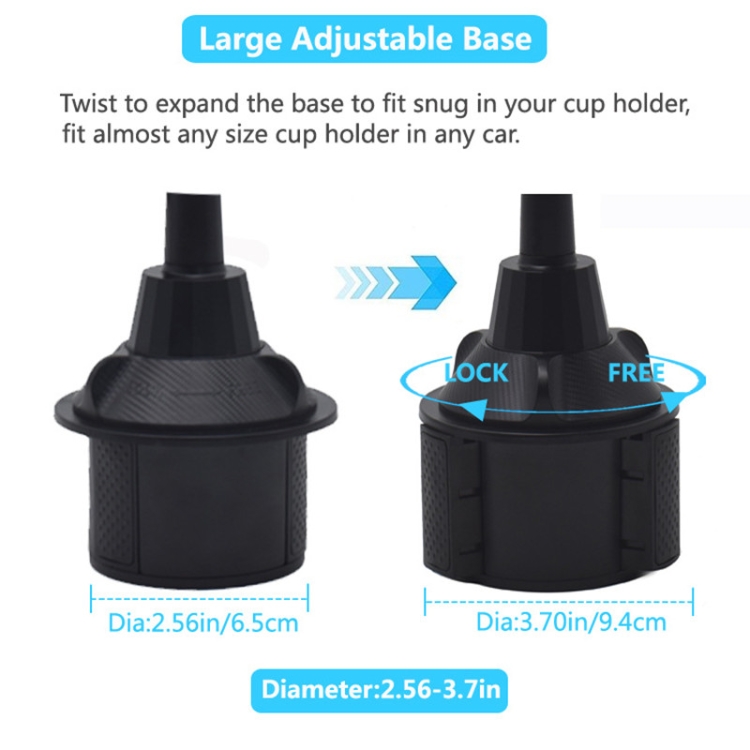 X033 360 Degree Car Phone Mount Adjustable Gooseneck Cup Holder X033 360 Degree Car Phone Mount Adjustable Gooseneck Cup Holder