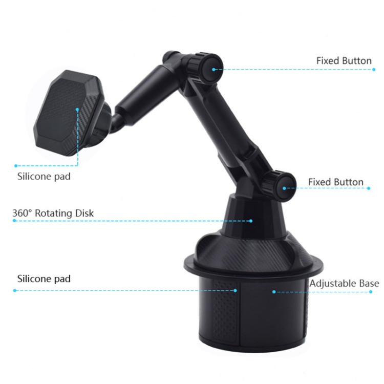 X033 360 Degree Car Phone Mount Adjustable Gooseneck Cup Holder X033 360 Degree Car Phone Mount Adjustable Gooseneck Cup Holder