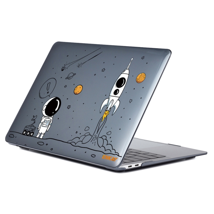 For MacBook Air 13.6 2022/2024 A2681 (M2) / A3113 (M3) ENKAY Hat-Prince Spaceman Pattern Protective Crystal Case Cover Hard Shell(Spaceman No.1) For MacBook Air 13.6 2022/2024 A2681 (M2) / A3113 (M3) ENKAY Hat-Prince Spaceman Pattern Protective Crystal Case Cover Hard Shell(Spaceman No.1)