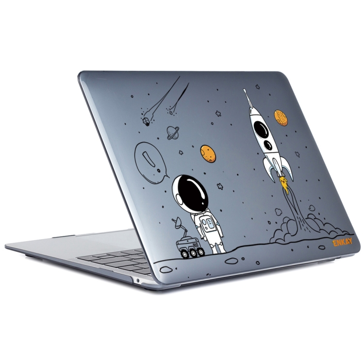 For MacBook Air 13.6 2022/2024 A2681 (M2) / A3113 (M3) ENKAY Hat-Prince Spaceman Pattern Protective Crystal Case Cover Hard Shell(Spaceman No.1) For MacBook Air 13.6 2022/2024 A2681 (M2) / A3113 (M3) ENKAY Hat-Prince Spaceman Pattern Protective Crystal Case Cover Hard Shell(Spaceman No.1)