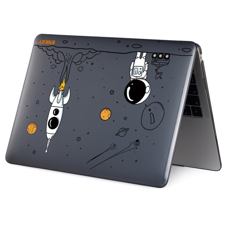 For MacBook Air 13.6 2022/2024 A2681 (M2) / A3113 (M3) ENKAY Hat-Prince Spaceman Pattern Protective Crystal Case Cover Hard Shell(Spaceman No.1) For MacBook Air 13.6 2022/2024 A2681 (M2) / A3113 (M3) ENKAY Hat-Prince Spaceman Pattern Protective Crystal Case Cover Hard Shell(Spaceman No.1)