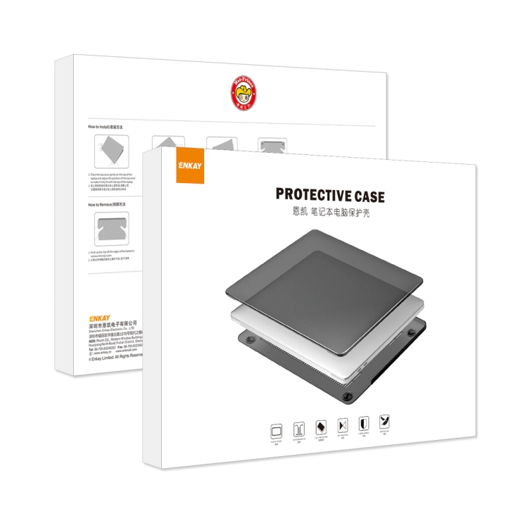 For MacBook Air 13.6 2022/2024 A2681 (M2) / A3113 (M3) ENKAY Hat-Prince Streamer Series Protective Crystal Case Cover Hard Shell(Streamer No.1)