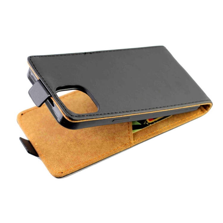 For iPhone 14 Vertical Flip Leather Phone Case with Card Slot(Black) For iPhone 14 Vertical Flip Leather Phone Case with Card Slot(Black)