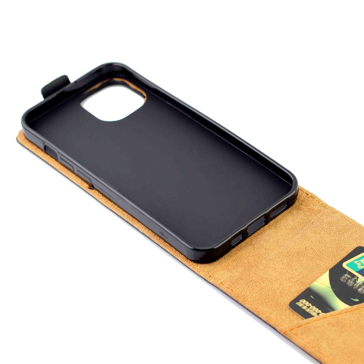 For iPhone 14 Vertical Flip Leather Phone Case with Card Slot(Black) For iPhone 14 Vertical Flip Leather Phone Case with Card Slot(Black)