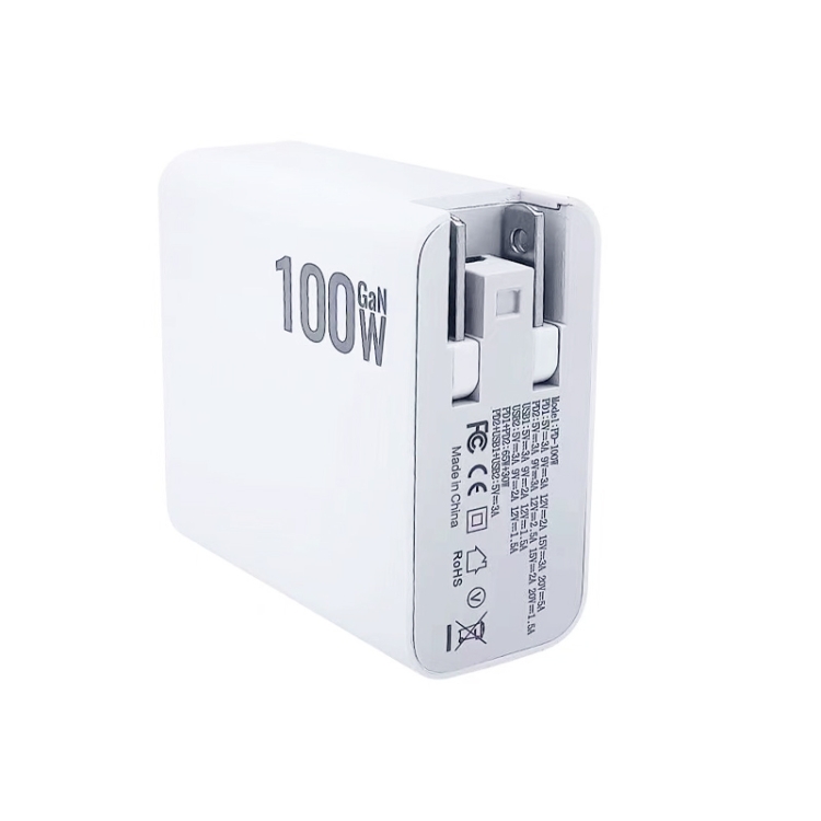 GaN 100W Dual USB+Dual USB-C/Type-C Multi Port Charger with 1.8m Type-C to MagSafe 1 / L Header Data Cable US / EU / UK / AU Plug GaN 100W Dual USB+Dual USB-C/Type-C Multi Port Charger with 1.8m Type-C to MagSafe 1 / L Header Data Cable US / EU / UK / AU Plug