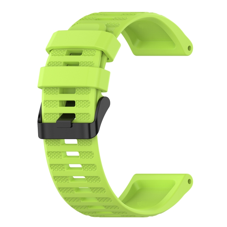 Bracelet en Siliconen (vert citron), adapté pour Garmin Fenix 5