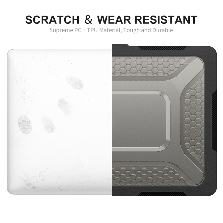For MacBook Air 13.6 2022/2024 A2681 (M2) / A3113 (M3) ENKAY Hat-Prince 3 in 1 Protective Bracket Case Cover Hard Shell with TPU Keyboard Film / Anti-dust Plugs, Version:EU(Black) For MacBook Air 13.6 2022/2024 A2681 (M2) / A3113 (M3) ENKAY Hat-Prince 3 in 1 Protective Bracket Case Cover Hard Shell with TPU Keyboard Film / Anti-dust Plugs, Version:EU(Black)