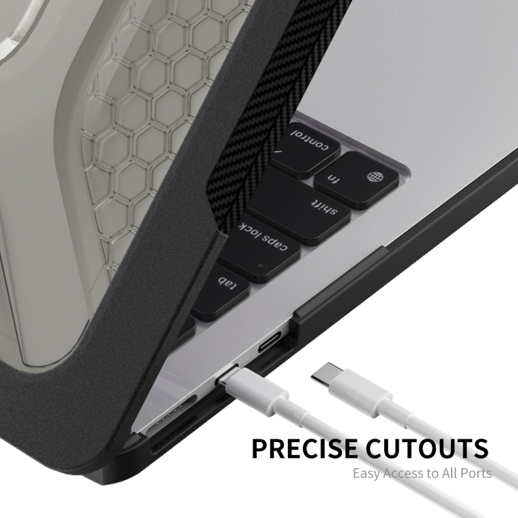 For MacBook Air 13.6 2022/2024 A2681 (M2) / A3113 (M3) ENKAY Hat-Prince 3 in 1 Protective Bracket Case Cover Hard Shell with TPU Keyboard Film / Anti-dust Plugs, Version:EU(Black) For MacBook Air 13.6 2022/2024 A2681 (M2) / A3113 (M3) ENKAY Hat-Prince 3 in 1 Protective Bracket Case Cover Hard Shell with TPU Keyboard Film / Anti-dust Plugs, Version:EU(Black)