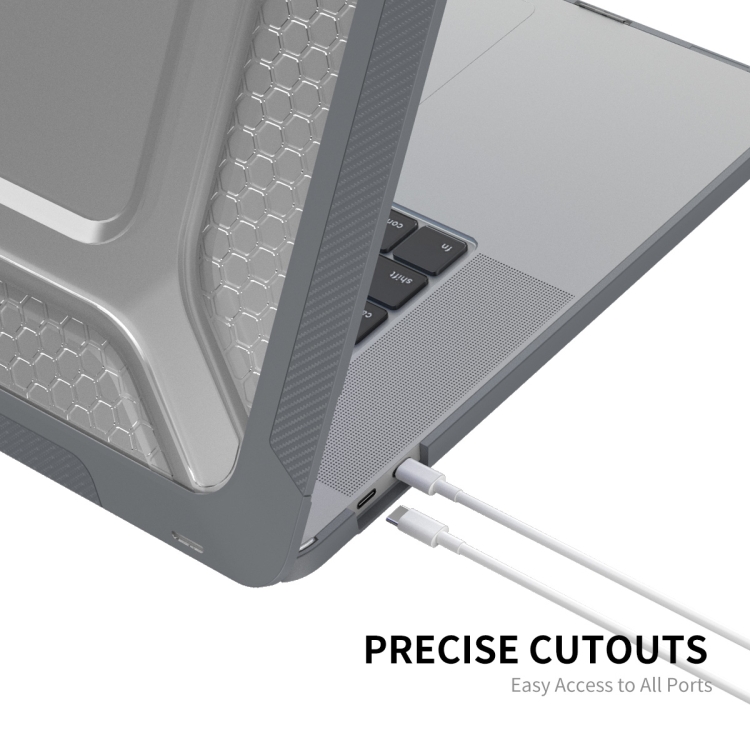 For MacBook Pro 16 A2141 ENKAY Hat-Prince 3 in 1 Protective Bracket Case Cover Hard Shell with TPU Keyboard Film / Anti-dust Plugs, Version:EU(Black) For MacBook Pro 16 A2141 ENKAY Hat-Prince 3 in 1 Protective Bracket Case Cover Hard Shell with TPU Keyboard Film / Anti-dust Plugs, Version:EU(Black)